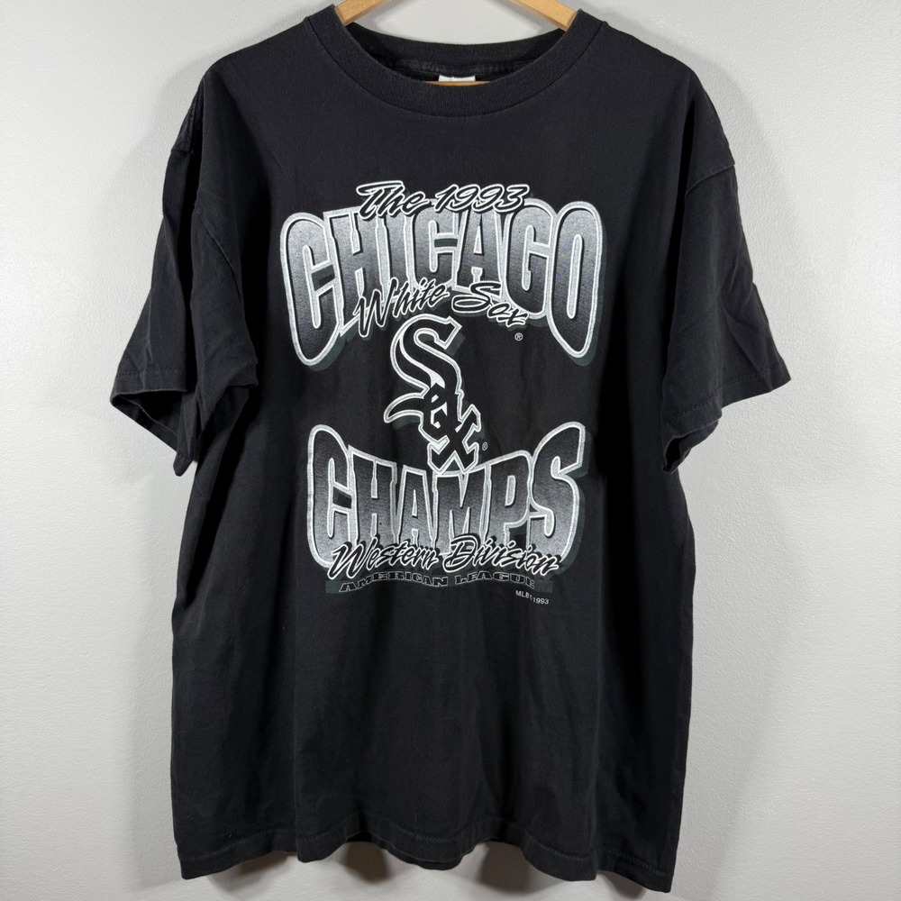 Salem Vintage Chicago White Sox 1993 Champs T-Shirt Black XL